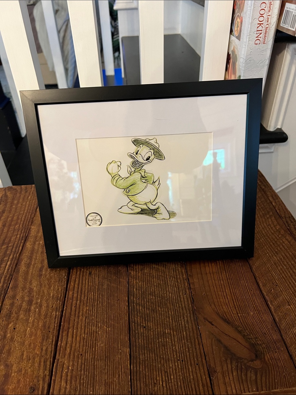 Donald Duck “Happy Camper” 5x7 Framed Art Print